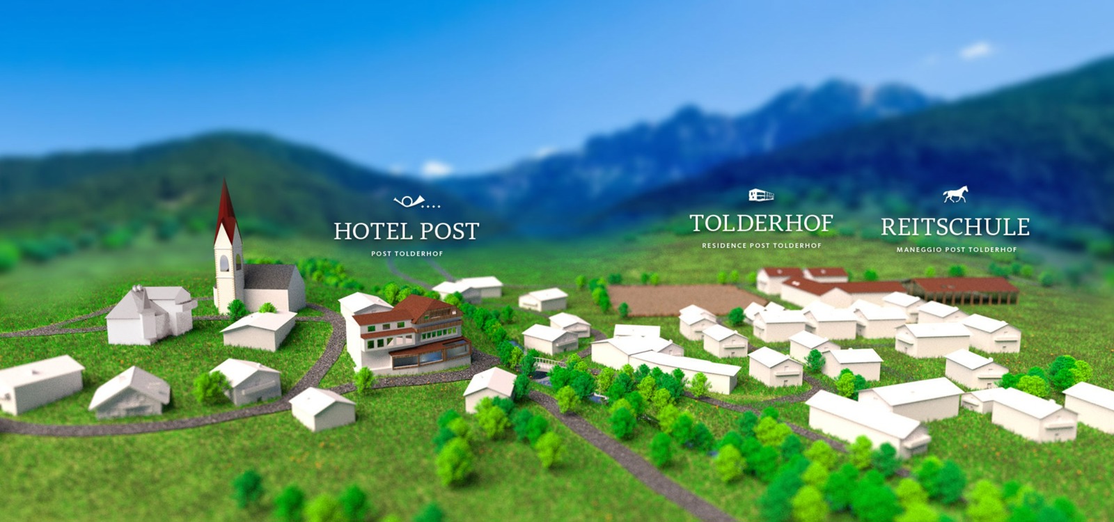 La piantina dell'Hotel Post Tolderhof